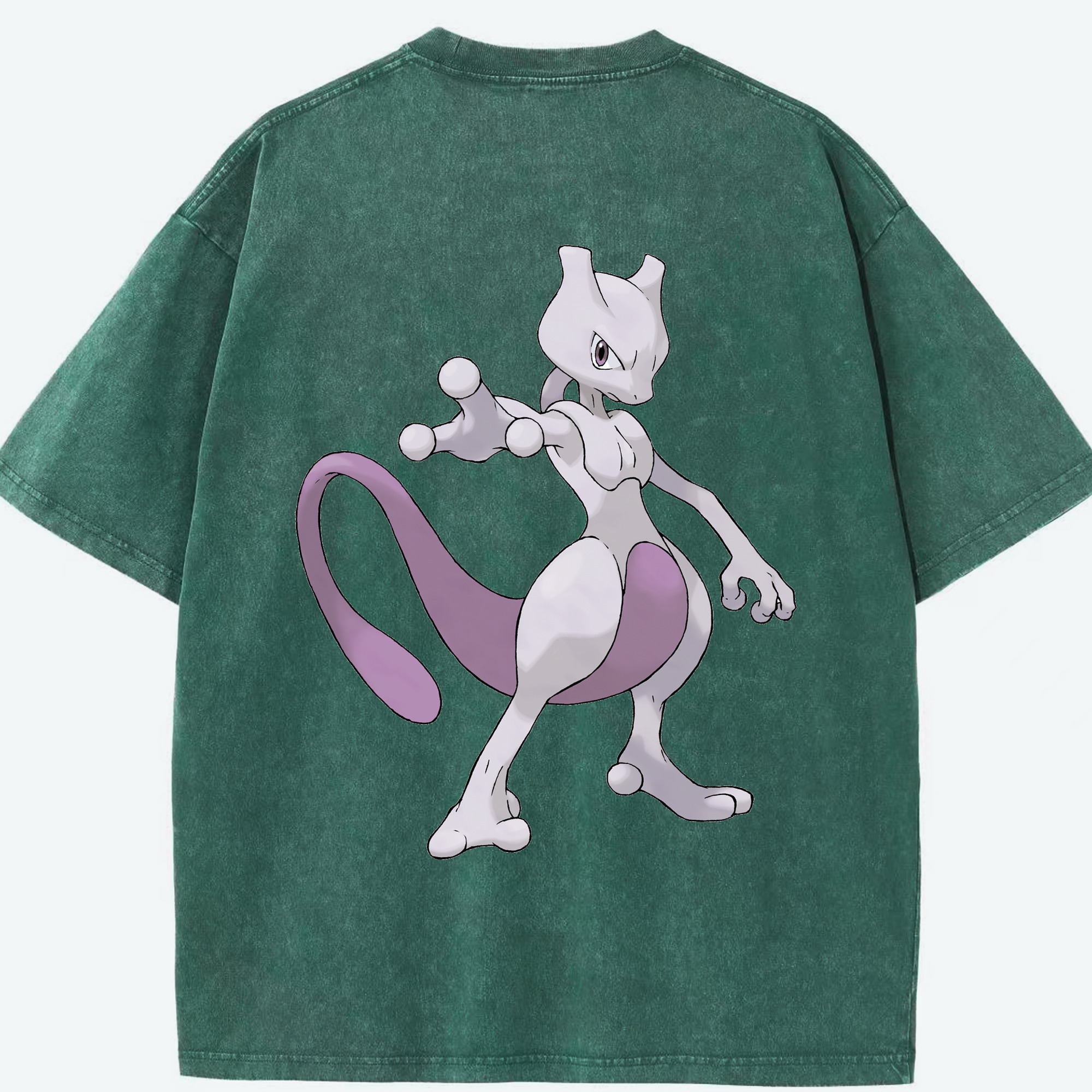 （画像用） ポケットモンスター Pokémon 綿100% ヴィンテージ風 半袖Tシャツ（背面プリント）